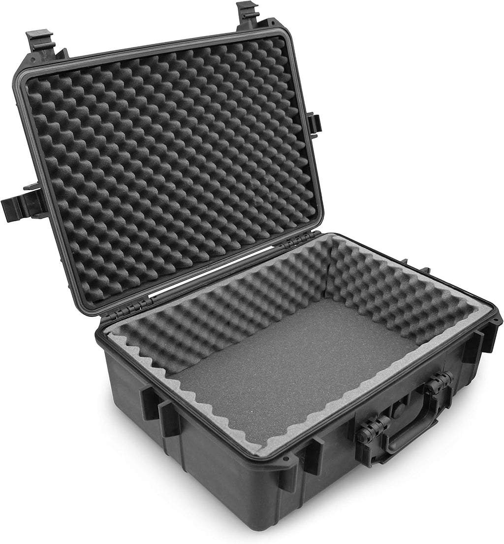 CASEMATIX Waterproof Audio Mixer Case Compatible with Behringer Xenyx X1222USB X1622USB X1204USB Channel Interface Fits 17.0' x 12.1' x 5.0' Mixing Board and Accessories