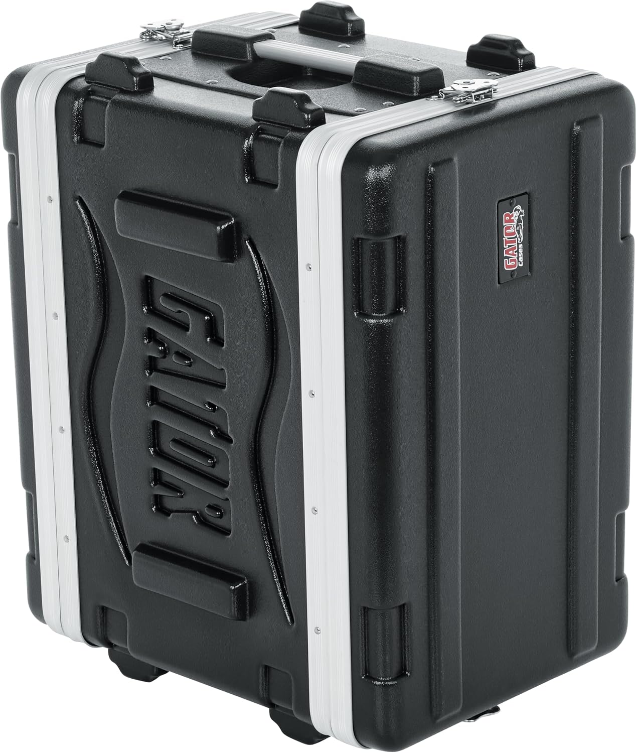 Gator Cases Lightweight Molded 6U Rack Case with Heavy Duty Latches, Shallow 14.25' Depth (GR-6S)