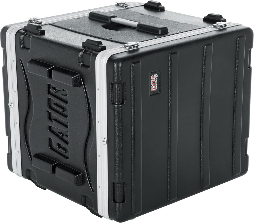 Gator Cases Lightweight Molded 12U Rack Case with Heavy Duty Latches, Standard 19.25' Depth (GR-12L)