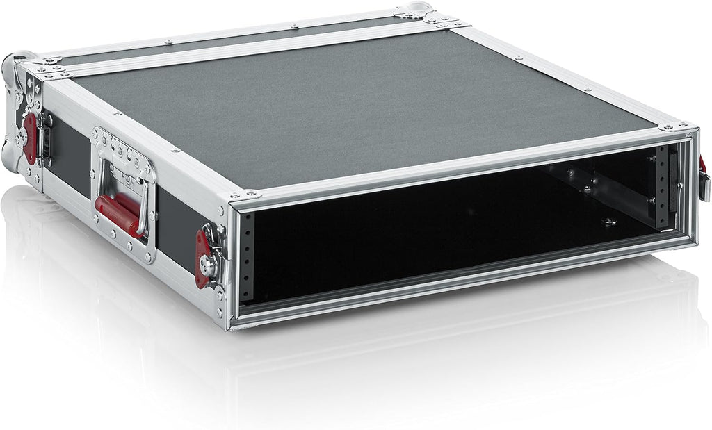 Gator Cases G-Tour Series Audio Road Rack with Heavy-Duty Tour Grade Hardware, 17' Rackable Depth, 2U Rack Space (G-Tour 2U)
