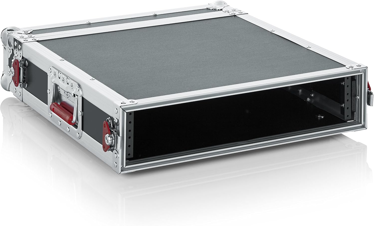 Gator Cases G-Tour Series Audio Road Rack with Heavy-Duty Tour Grade Hardware, 17' Rackable Depth, 2U Rack Space (G-Tour 2U)
