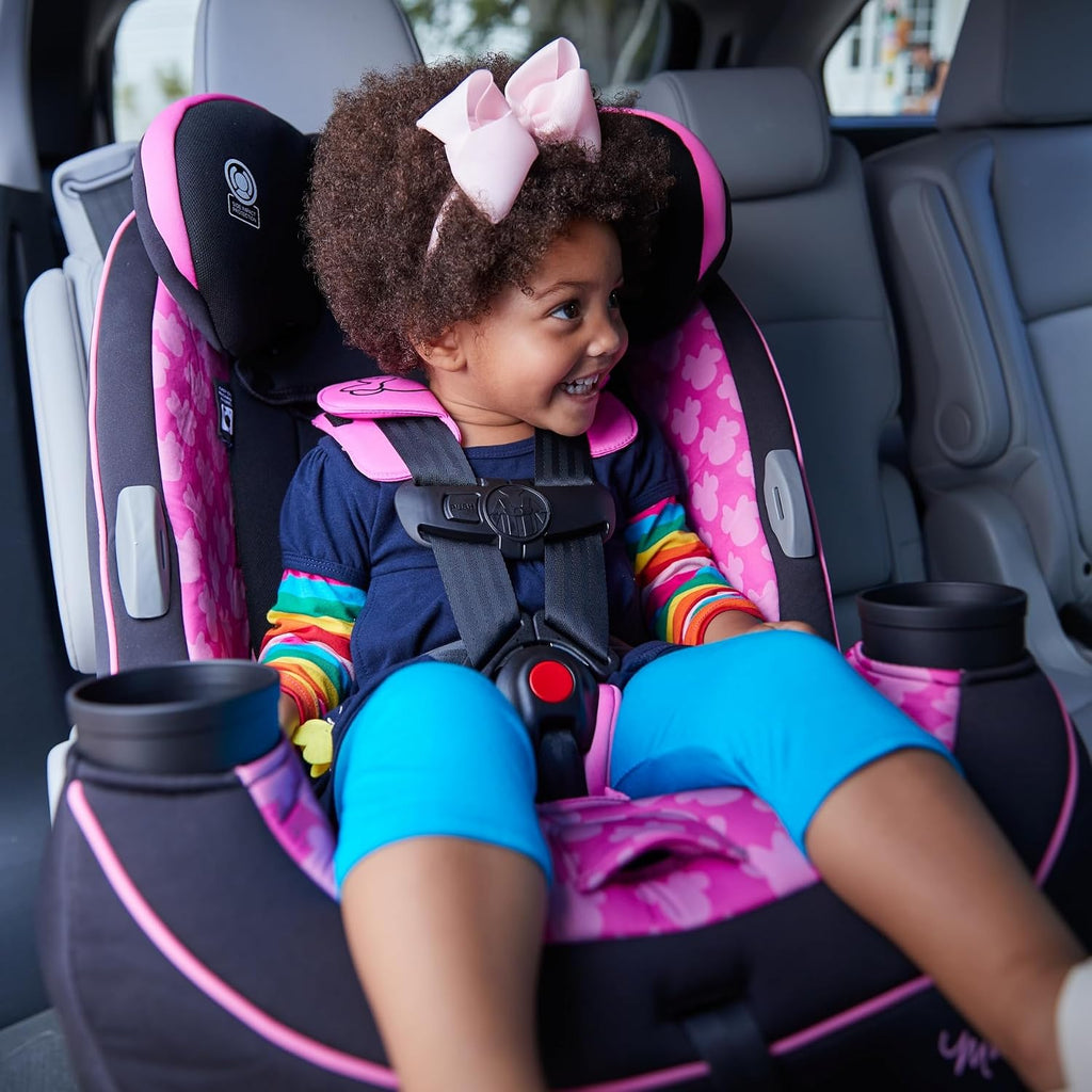 Disney Baby Grow and Go All-in-One Convertible Car Seat, Minnie Charm