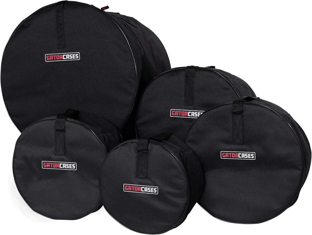 Gator Cases Rock Drum Set Bags: 22'x18', 10'x8', 12'x9', 16'x16', 6.5'x14'; (GP-ROCK-100)