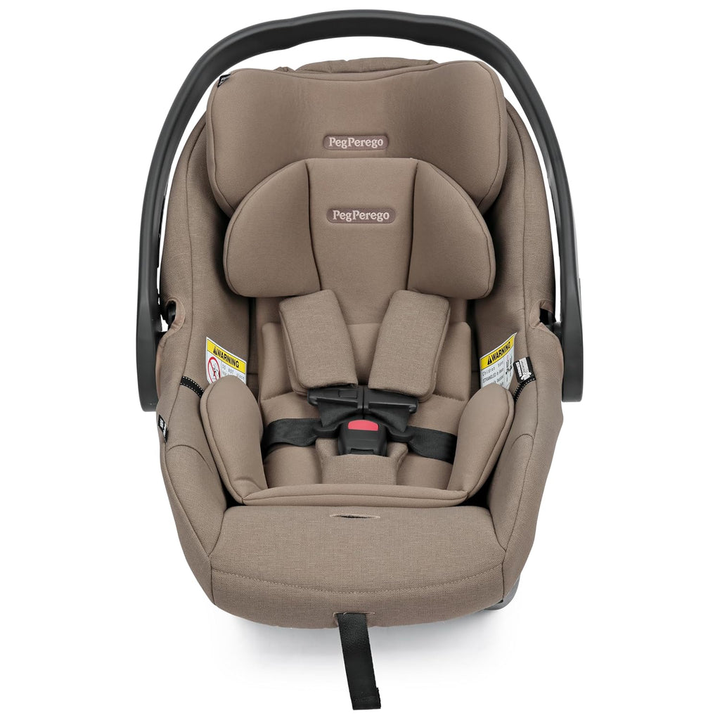 Peg Perego Primo Viaggio Nido - Rear Facing Infant Car Seat - Includes Base with Load Leg & Anti-Rebound Bar - for Babies 4 to 30 lbs - Made in Italy - Pine Bark