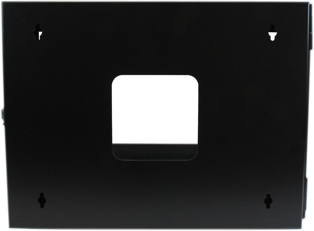 StarTech.com 4-Post 6U Hinged Wall-Mount Network Rack, 19' Open Frame Server Rack with 19.8in Mounting Depth, Wall Mount Swing Out Data Rack for IT / AV / Computer Equipment, TAA (RK619WALLOH)