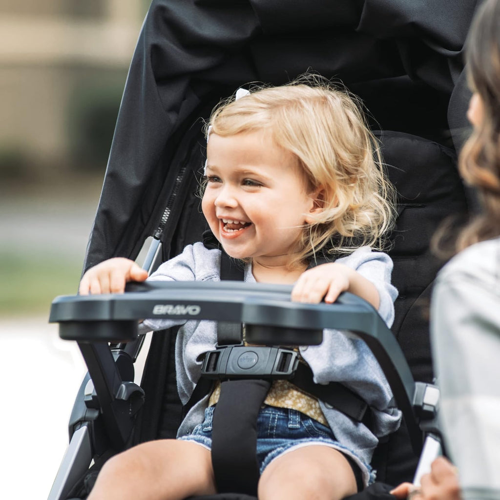 Chicco Bravo® 3-in-1 Trio Travel System, Bravo® Quick-Fold Stroller with KeyFit® 30 Infant Car Seat and Base, Car Seat and Stroller Combo | Parker