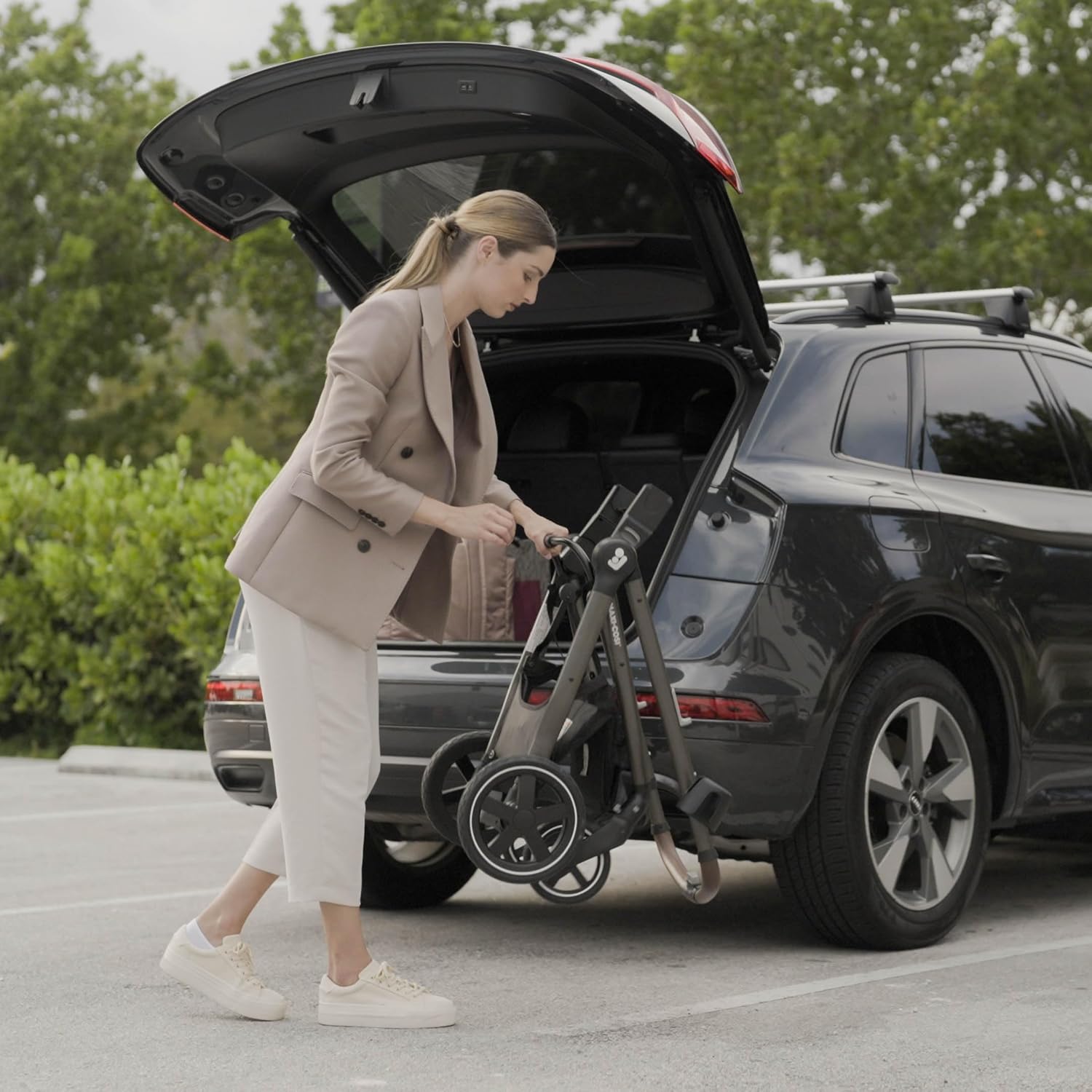 Maxi-Cosi Zelia™ Luxe 5-in-1 Modular - Baby Travel System Car Seat and Stroller, Infant Car Seat and Stroller Combo, Baby Car Seat and Stroller Combo in New Hope Navy
