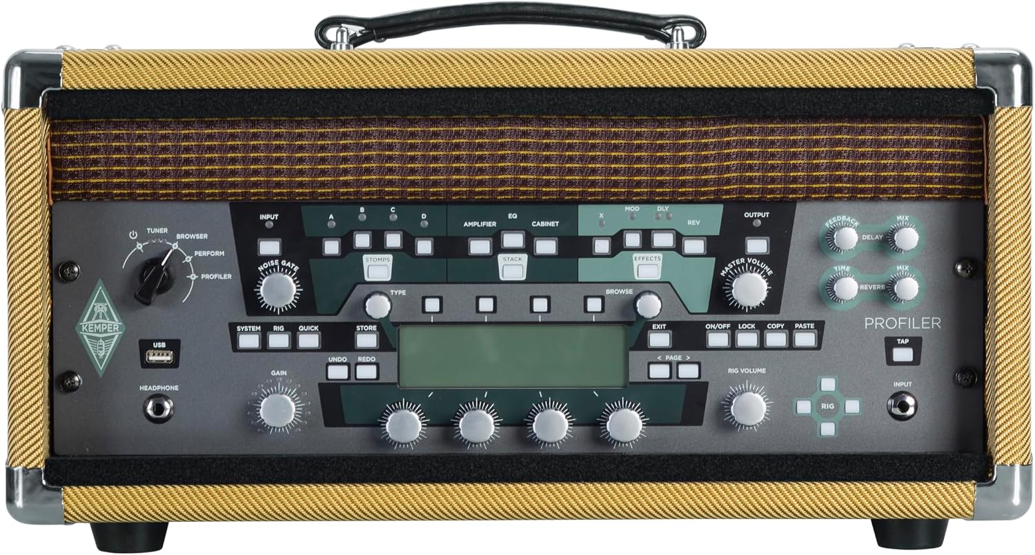 Gator Cases Retro Series Vintage Amp Rack Case; 4U Tweed (GR-RETRORACK-4TW)