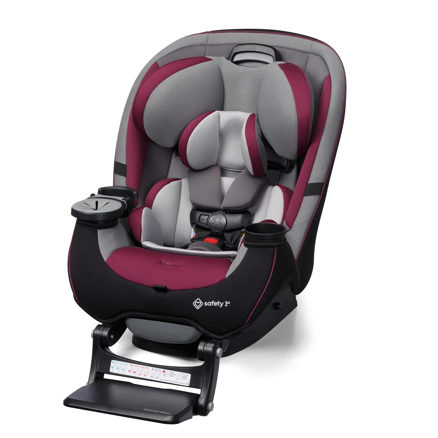 Safety 1st Grow and Go Extend 'n Ride LX All-in-One Convertible Car Seat, Winehouse