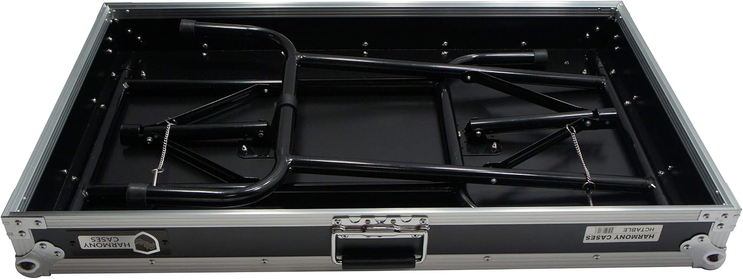 Harmony Audio HCTABLE Portable 36' Wide DJ Workstation Table 30' Height