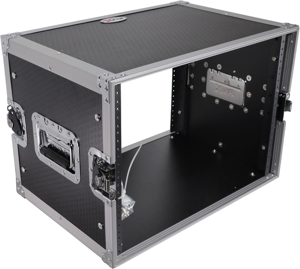 ProX X-8UE 8U Deluxe Effects Rack Case 14 In Deep Rail to Rail