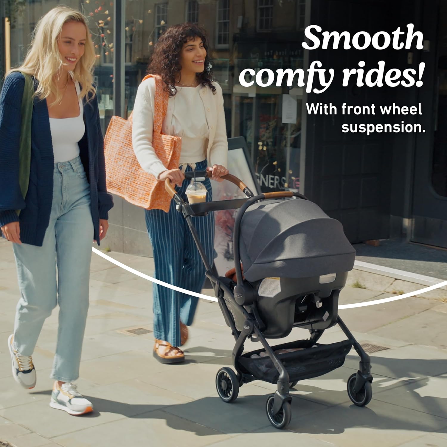 Graco® Gomax Frame Stroller, Accepts All Graco® Infant Car Seats, Backpack Style Lightweight Travel Stroller Frame