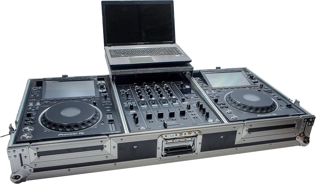 Harmony Audio Cases HC2CDJ3KDJM900WLT Flight Laptop Tray Case fits Pioneer DJM-900NXS2