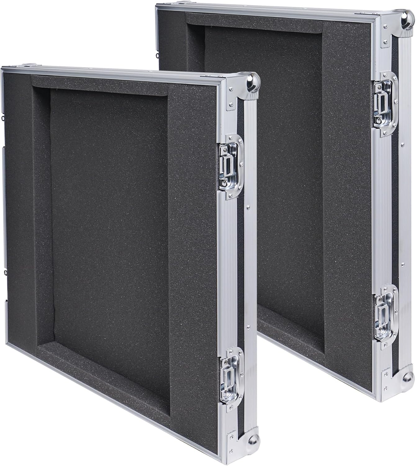 Sound Town Shock Mount 12U ATA Rack Case with 2U Drawer, 21' Rackable Depth, Casters - Pro Tour Grade (STRC-SP12D2)