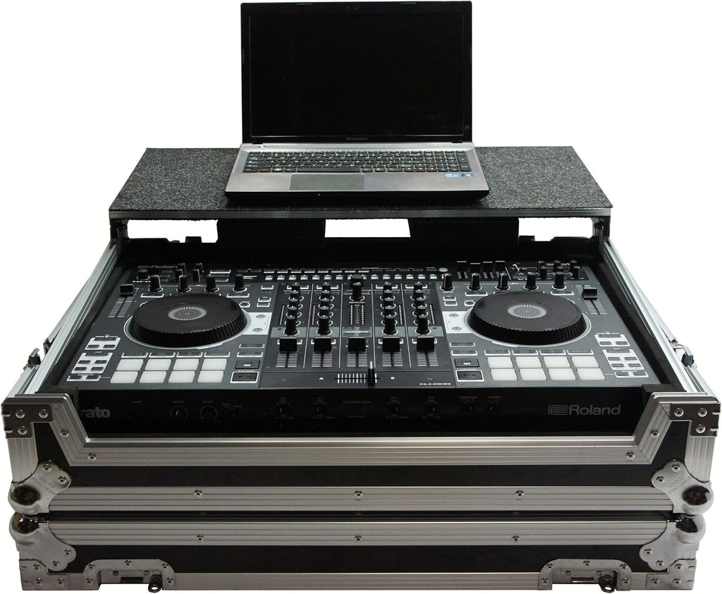 Harmony Audio HCDJ808LT Flight Glide Laptop Stand DJ Custom Case Compatible with Roland DJ-808