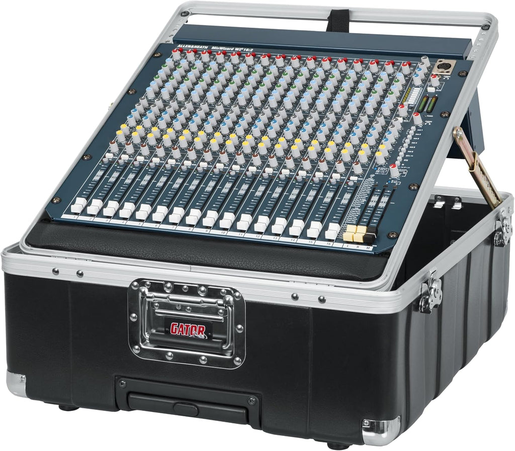 Gator Cases Molded Pop-Up Mixer Case w/Wheels; 12U; 6.5' Deep (G-MIX-12 PU)