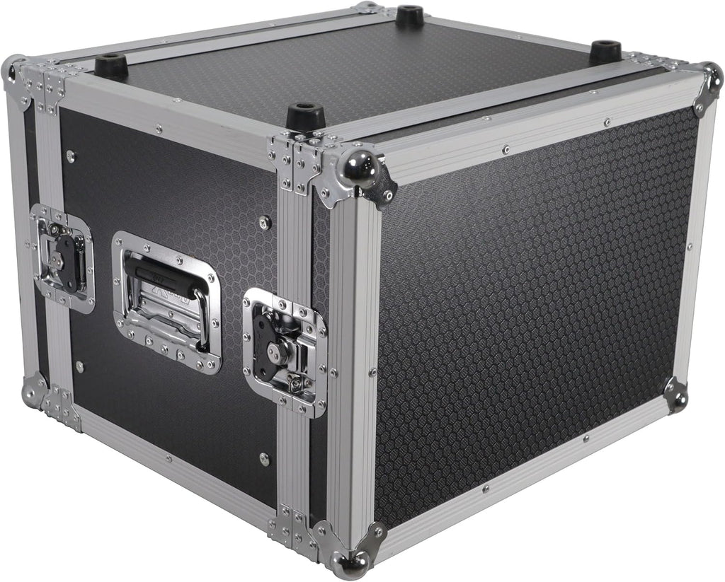 ProX X-8UE 8U Deluxe Effects Rack Case 14 In Deep Rail to Rail