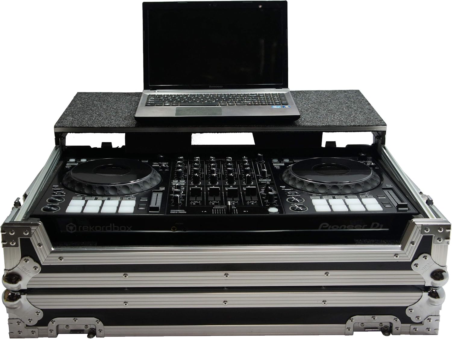 Harmony Audio HCDDJ1000LT Flight Glide Laptop Stand Custom Case Compatible with Pioneer DDJ-1000