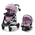 Graco® Modes Pramette 3-in-1 Travel System, Car Seat Stroller Combo, Rear Facing Infant Car Seat, Infant Pramette to Toddler Stroller, Lilac Mod