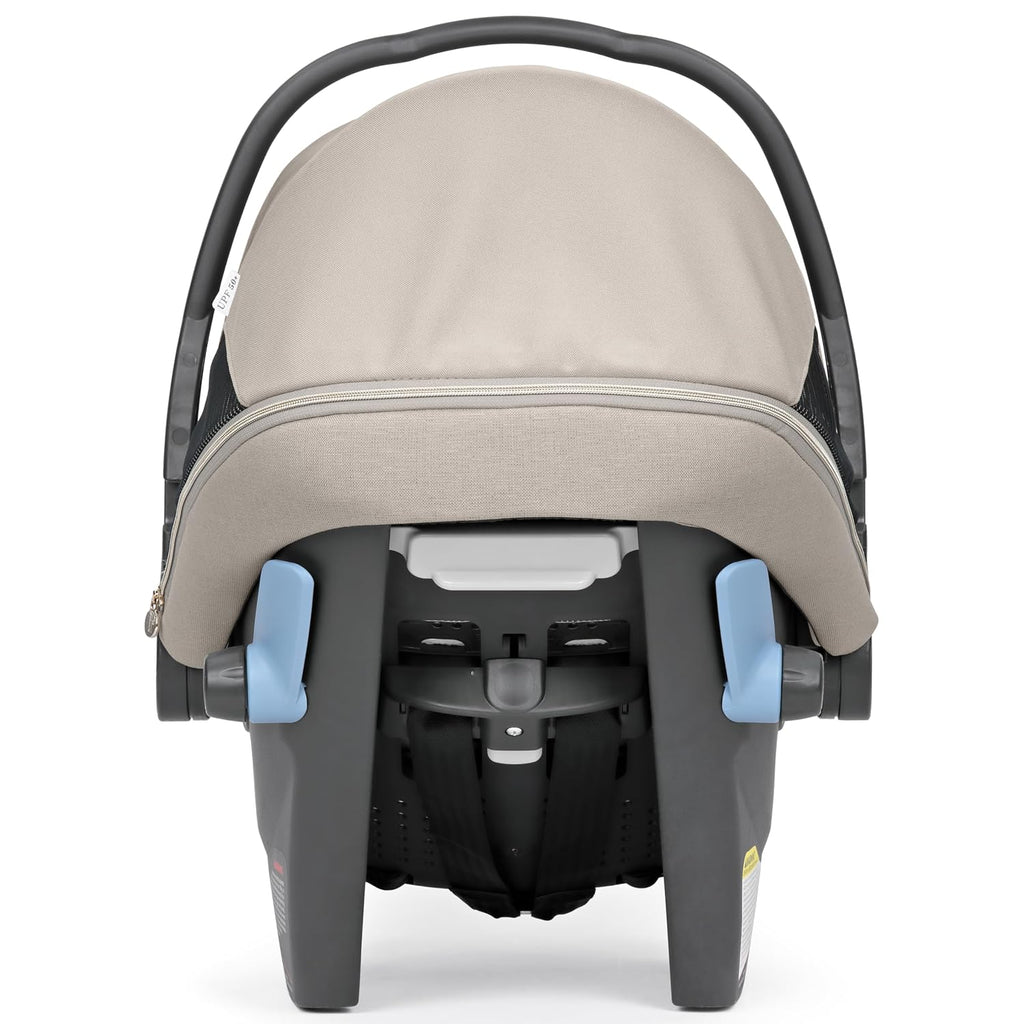 Peg Perego Primo Viaggio Nido - Rear Facing Infant Car Seat - Includes Base with Load Leg & Anti-Rebound Bar - for Babies 4 to 30 lbs - Made in Italy - Astral
