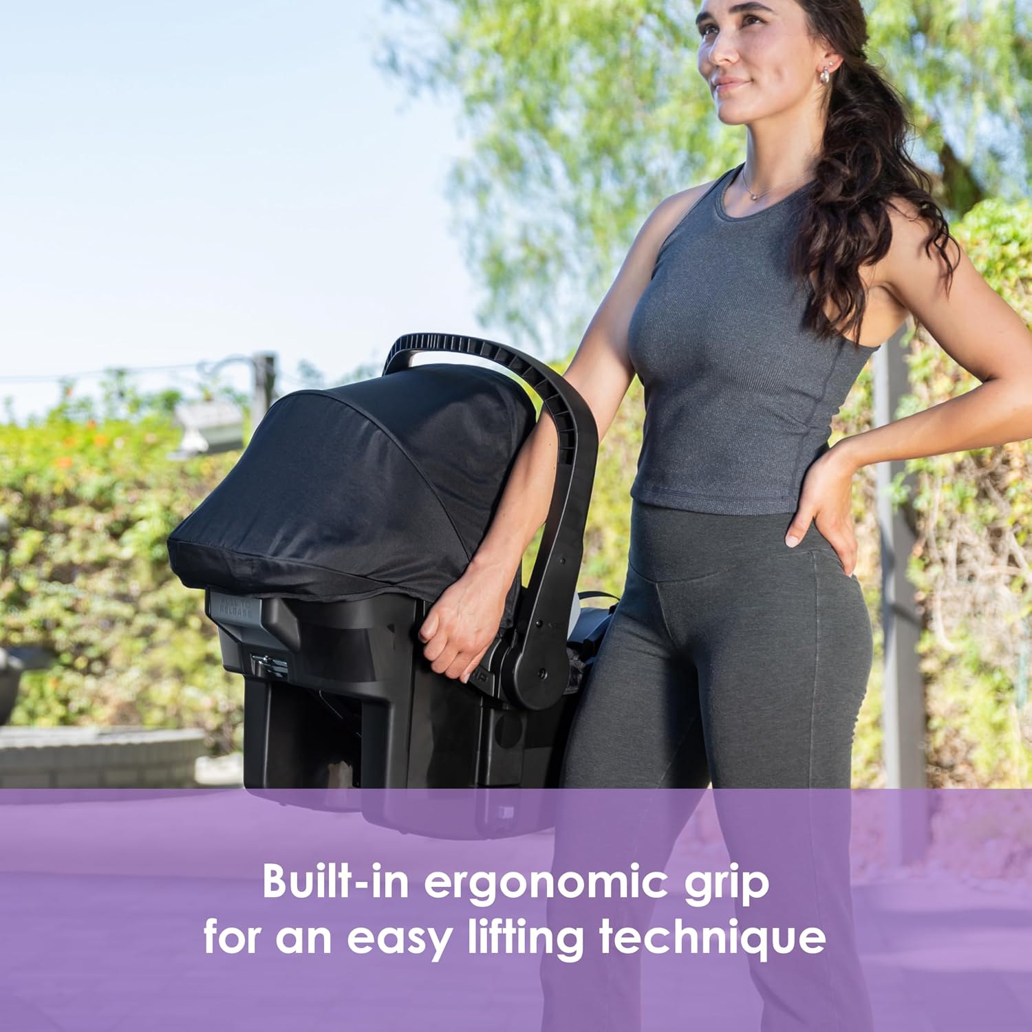 Baby Trend Journey Jogger Travel System with EZ-Lift Infant Car Seat, Stellar Black