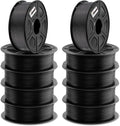 COLIDO 3D Printer Filament PLA, 1.75mm PLA Filament with +/- 0.02mm Precision, Compatible with Most FDM 3D Printers,Quality Vacuum-Sealed Consumables,1kg Spool(2.2lbs), Black- 10 Packs