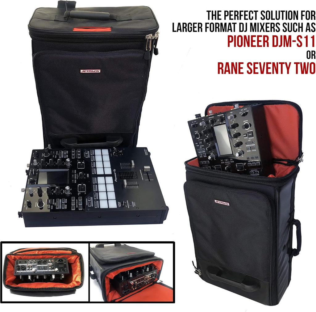 Jetpack Drop System (includes Snap backpack Drop Roller bag) for Mobile, DVS, Non DVS, Club Gig Set up. Perfect for DJ Controllers SB, SR, Mixer S11 72, Audio Gear, Travel & More