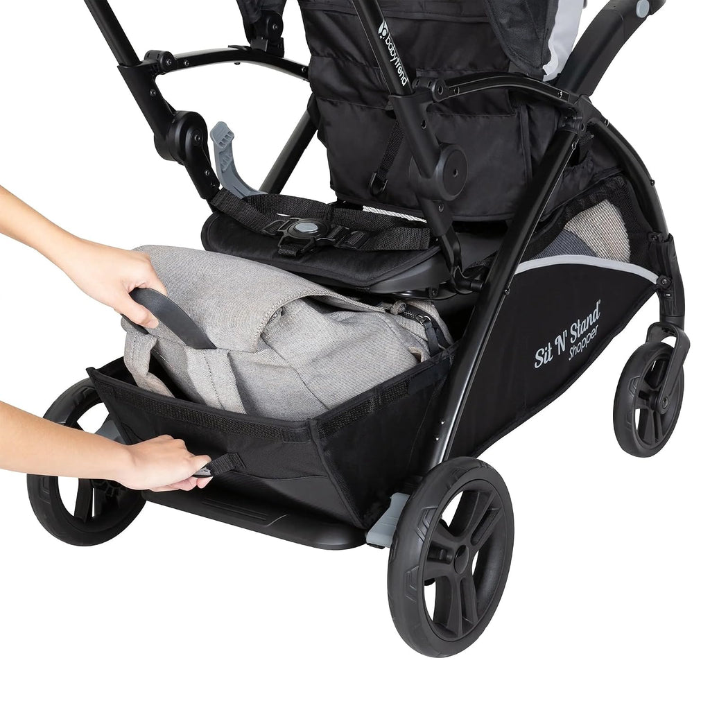 Baby Trend Sit N' Stand 5-in-1 Shopper Travel System, Moondust