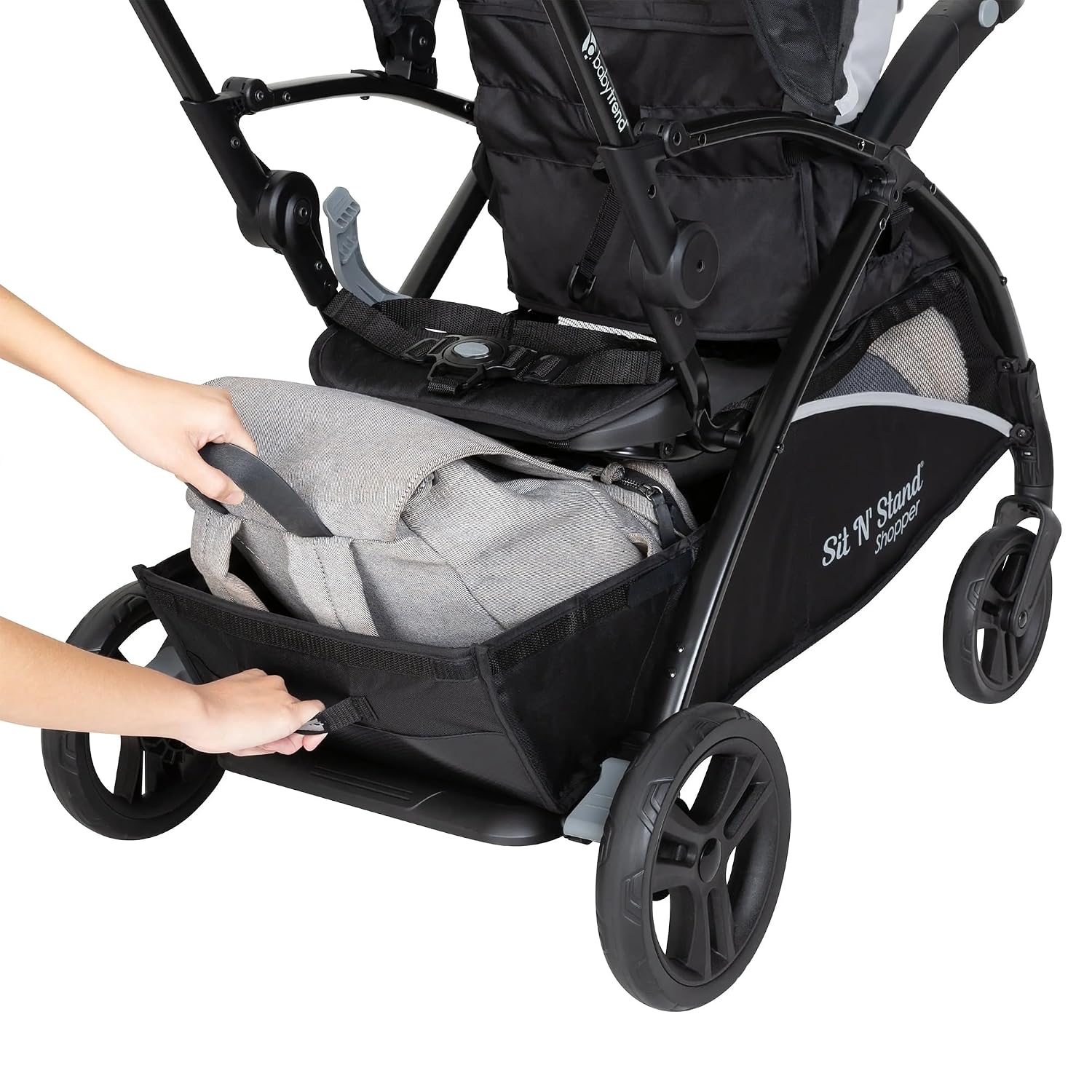 Baby Trend Sit N' Stand 5-in-1 Shopper Travel System, Moondust