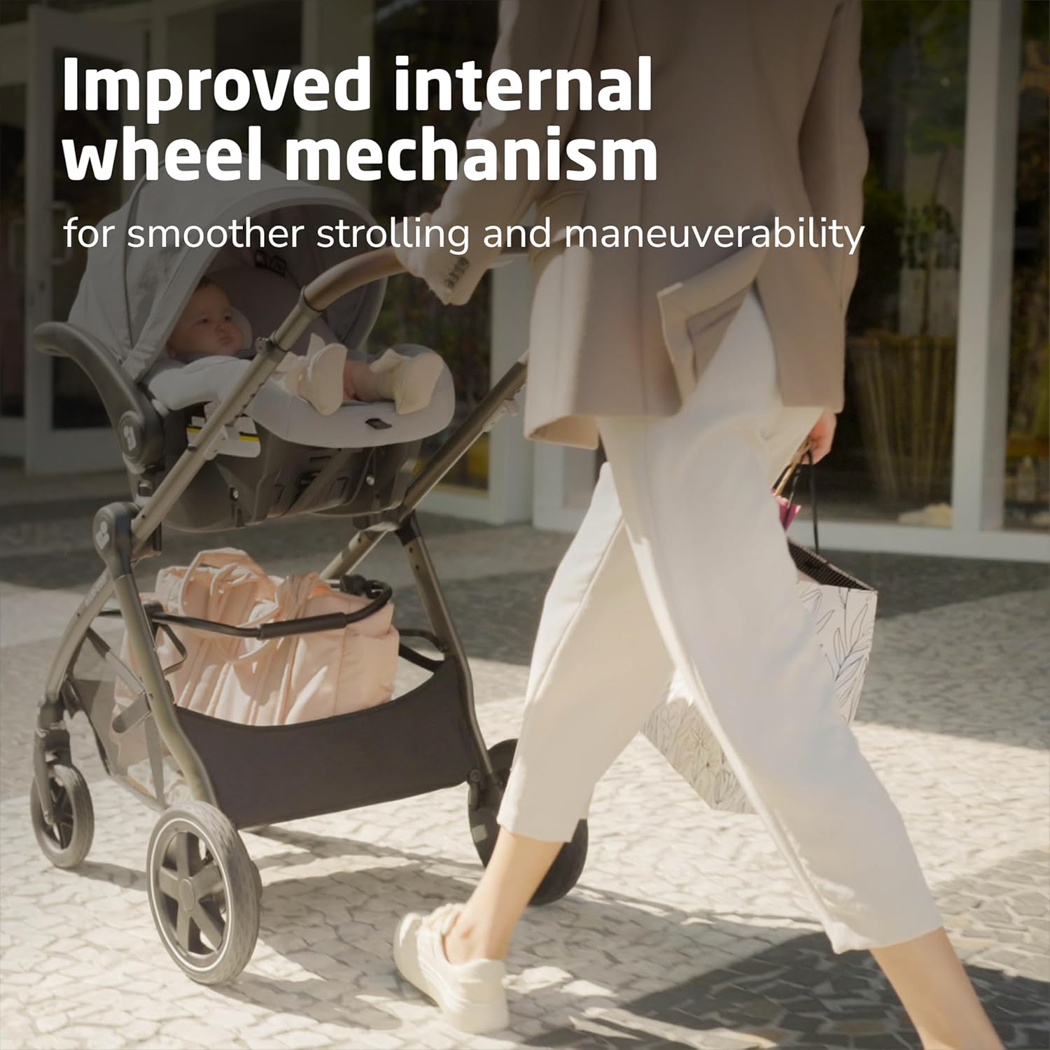 Maxi-Cosi Zelia™ Luxe 5-in-1 Modular Travel System in New Hope Black