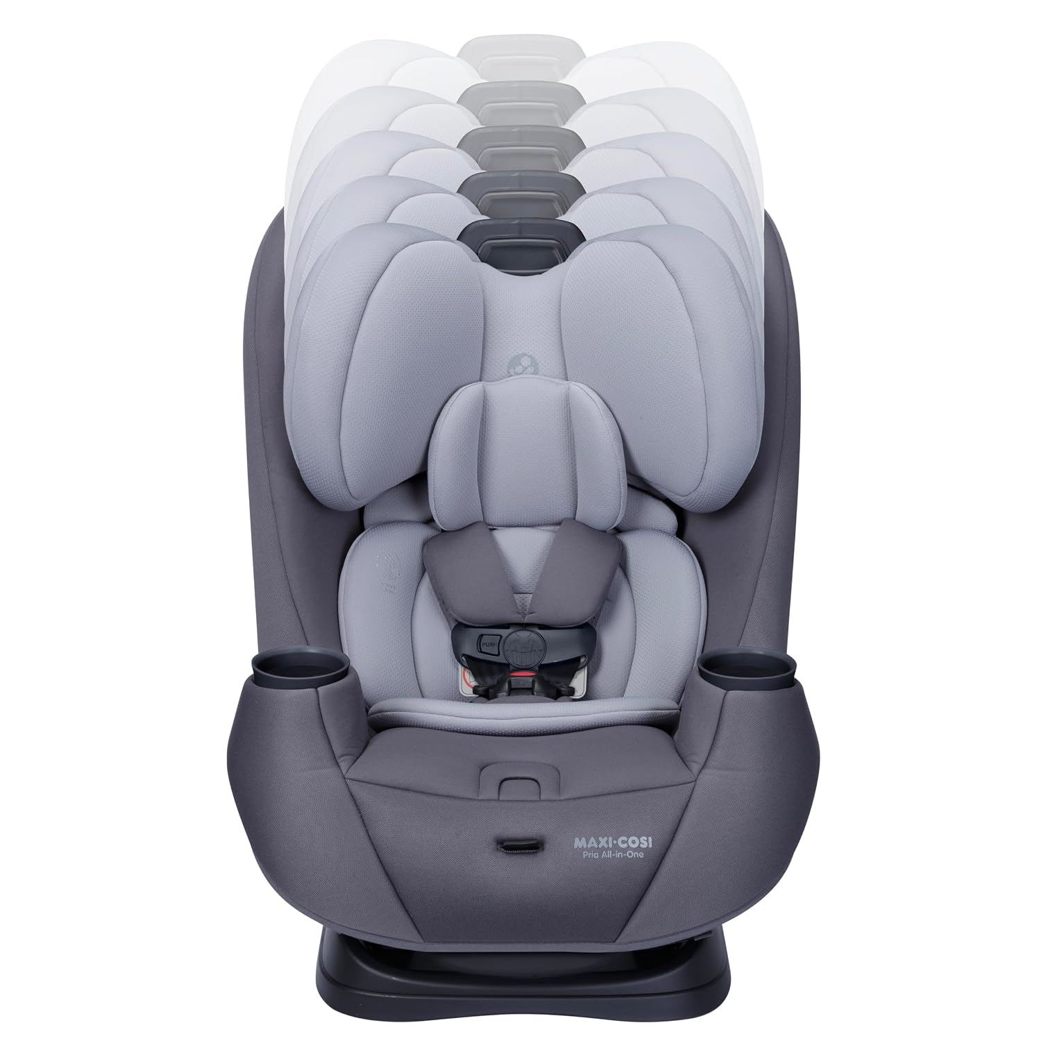 Maxi-Cosi Pria All-in-One Convertible Car Seat, Infant to Toddler Car Seat, Easy-Install Harness, Machine-Washable Cover, 5-100 lbs, Sea Salt