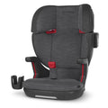 UPPAbaby Alta V2 High Back Booster Seat/Seven-Position, Active Support Headrest for Growing Children/SecureFit Integrated Belt Guide + Positioner/Cup Holder Included/Greyson (Grey Mélange)