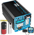 GIANDEL 4000W Pure Sine Wave Power Inverter 12V to 120V AC,7000W Surge,Compatible with All 12V Batteries,Dual Remote Control,UL Listed GFCI Outlets,FCC Approved for RV Campers Off-Grid Solar Systems