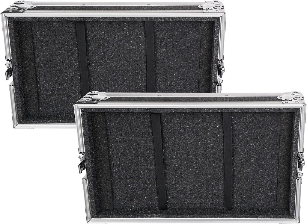 Sound Town 4U Rack Case with 2U Rack Drawer for 19' Amps/Mixers/Microphone Receivers (STRC-4U2DR)