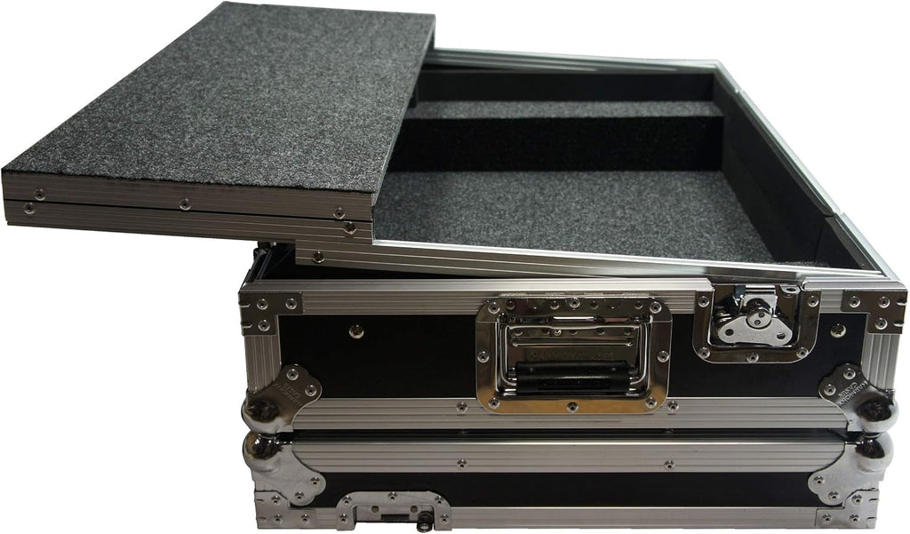 Harmony Audio HCMCX8000LT Flight Glide Laptop Stand DJ Custom Case Compatible with Denon MCX8000