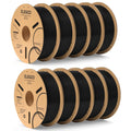 ELEGOO PLA Filament 1.75mm Black 10KG, 3D Printer Filament Bulk Dimensional Accuracy +/- 0.02mm, 10 Pack 1kg Cardboard Spool(2.2lbs) 3D Printing Filament Fits for Most FDM 3D Printers