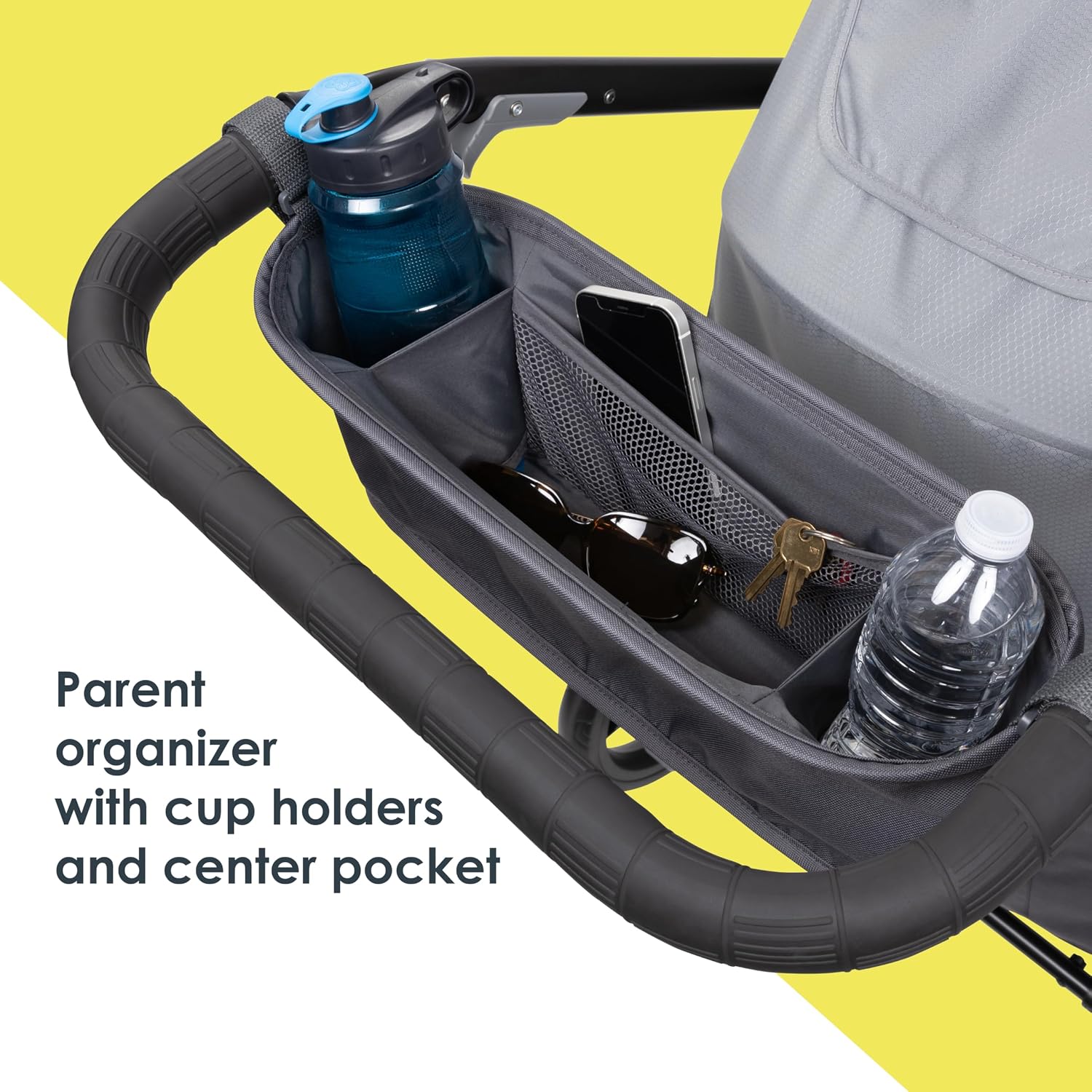 Baby Trend Navigator 2-in-1 Stroller Wagon, Madrid Grey