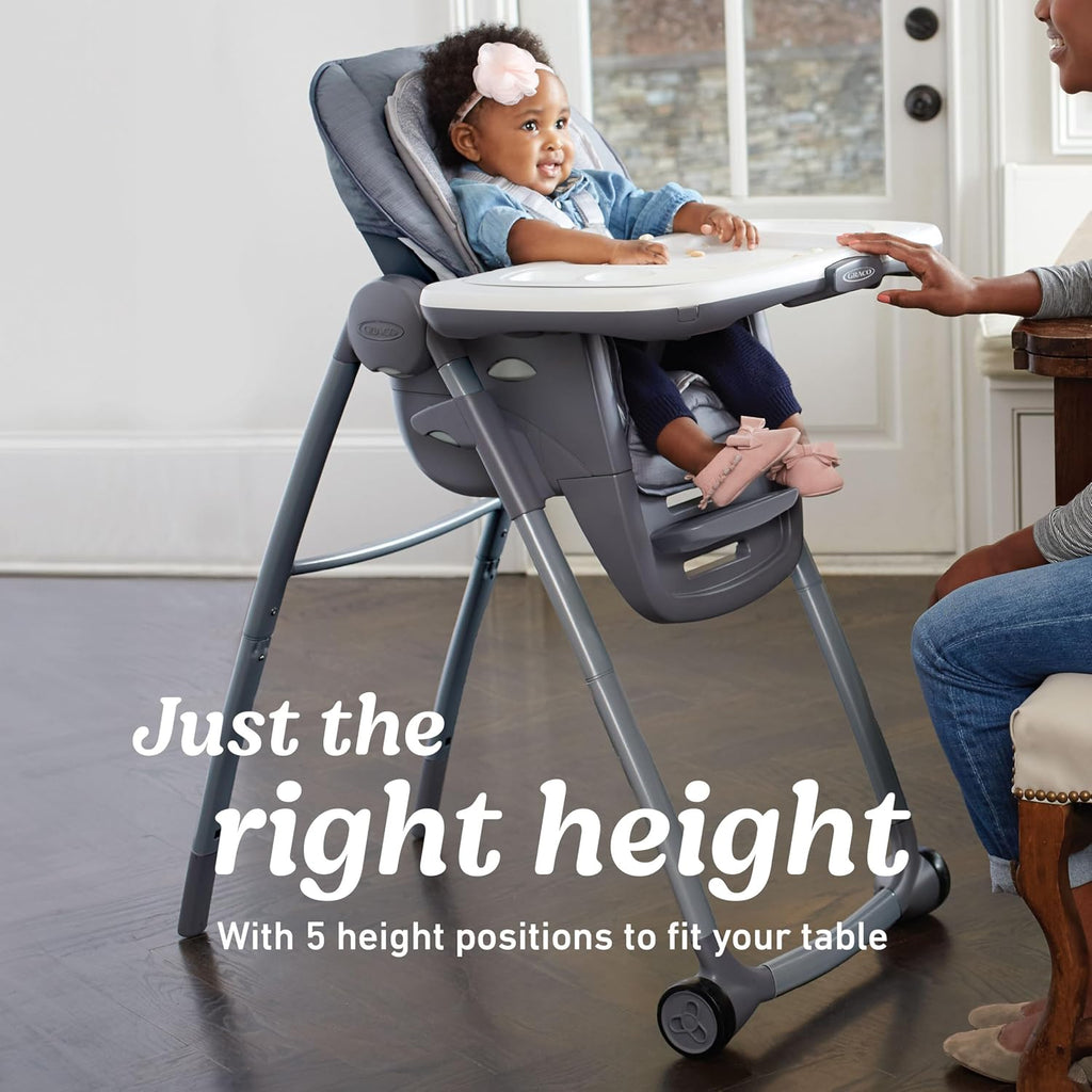 Graco® Table2Table Premier Fold 7 in 1 Convertible High Chair | Converts to Dining Booster Seat Kids Table and More Maison