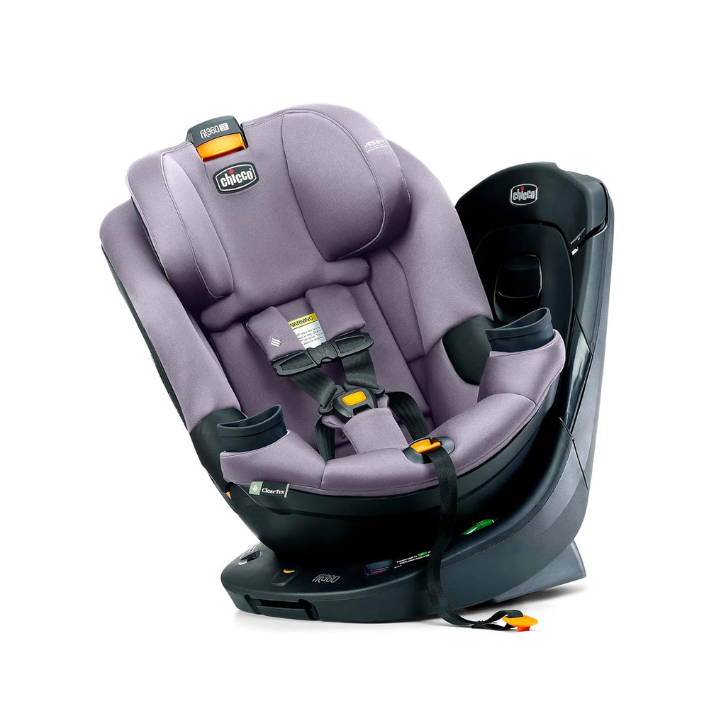 Chicco Fit360® SE ClearTex® Rotating Convertible Toddler Car Seat with 360 Degree Rotation for Rear-Facing and Forward-Facing Usage (No Infant Insert Included) | Lupine/Purple