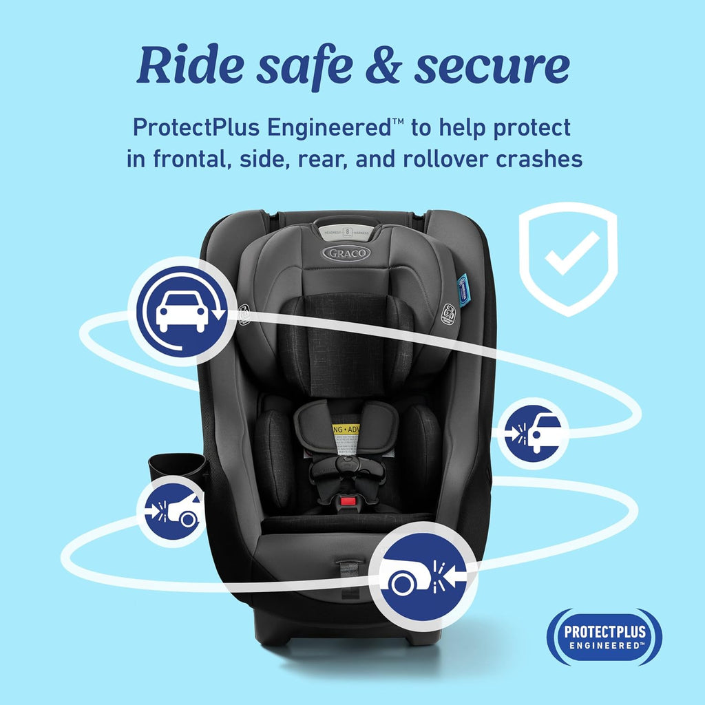 Graco® Contender Slim Convertible Car Seat, West Point