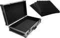 Harmony Audio HCLUC Flight 22' x 13' x 5-3/8' Pick & Pluck Foam Utility Locking Case