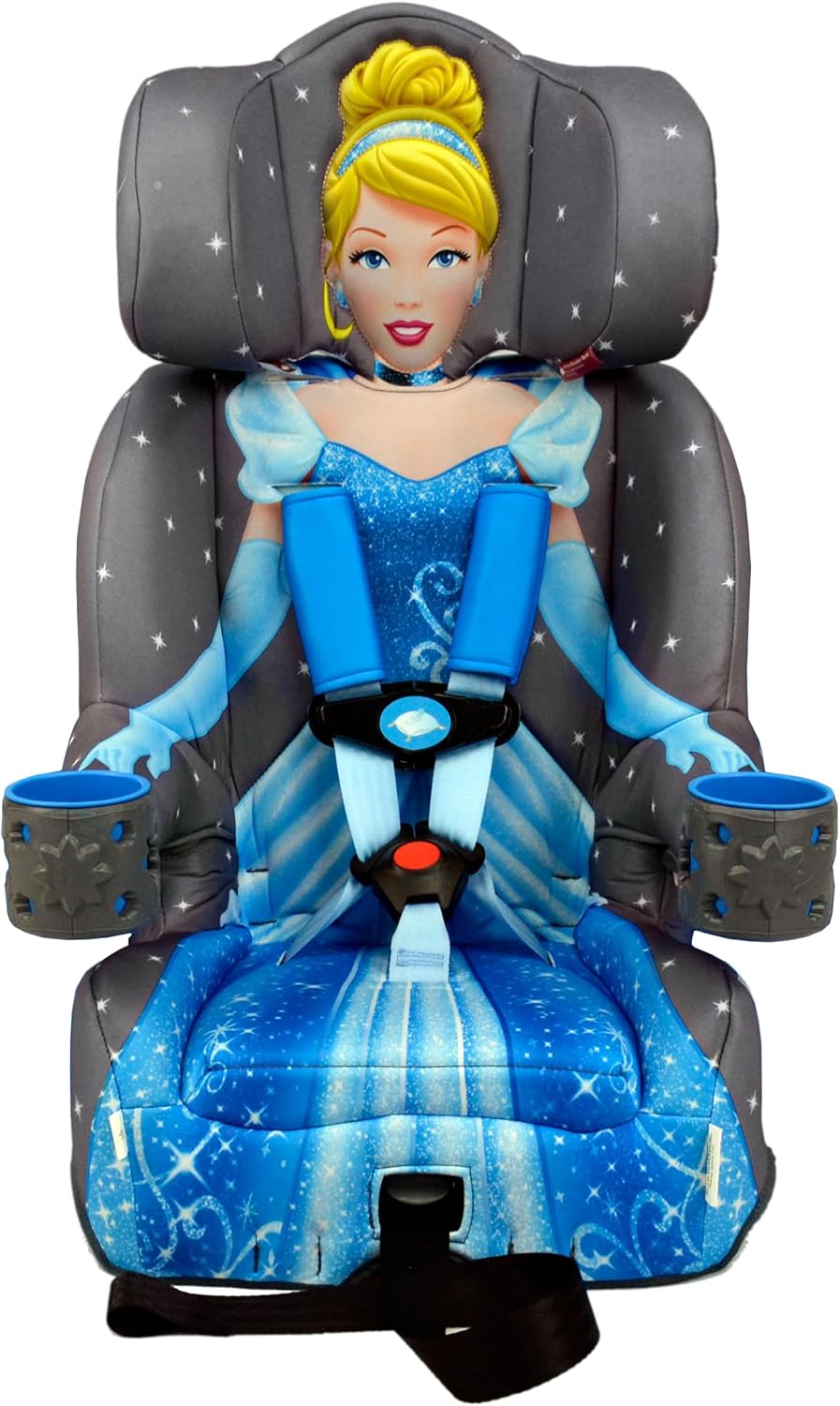 KidsEmbrace 2-in-1 Car Seat | Forward-Facing Harness (26.5–65 lbs) & Booster Mode (40–100 lbs) | Latch | Premium Fit with Multi-Position Headrest, Harness & Recline
