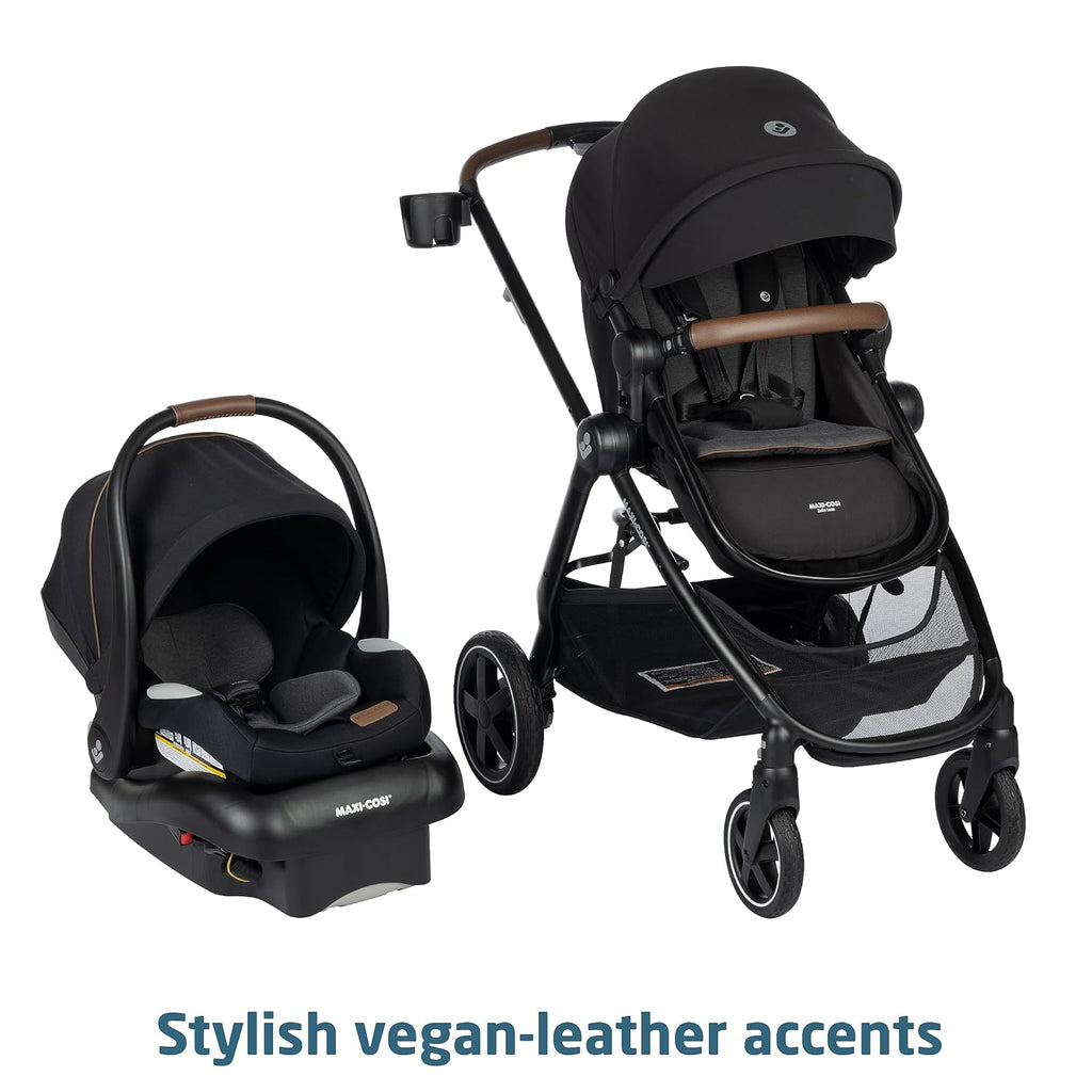 Maxi-Cosi Zelia™ Luxe 5-in-1 Modular Travel System in New Hope Black