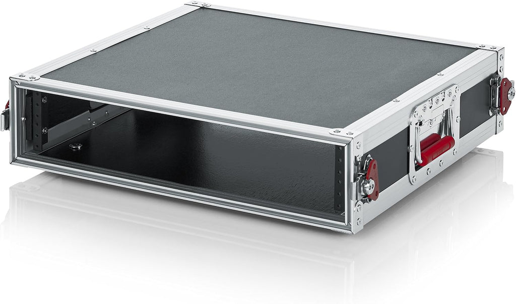 Gator Cases G-Tour Series Audio Road Rack with Heavy-Duty Tour Grade Hardware, 17' Rackable Depth, 2U Rack Space (G-Tour 2U)