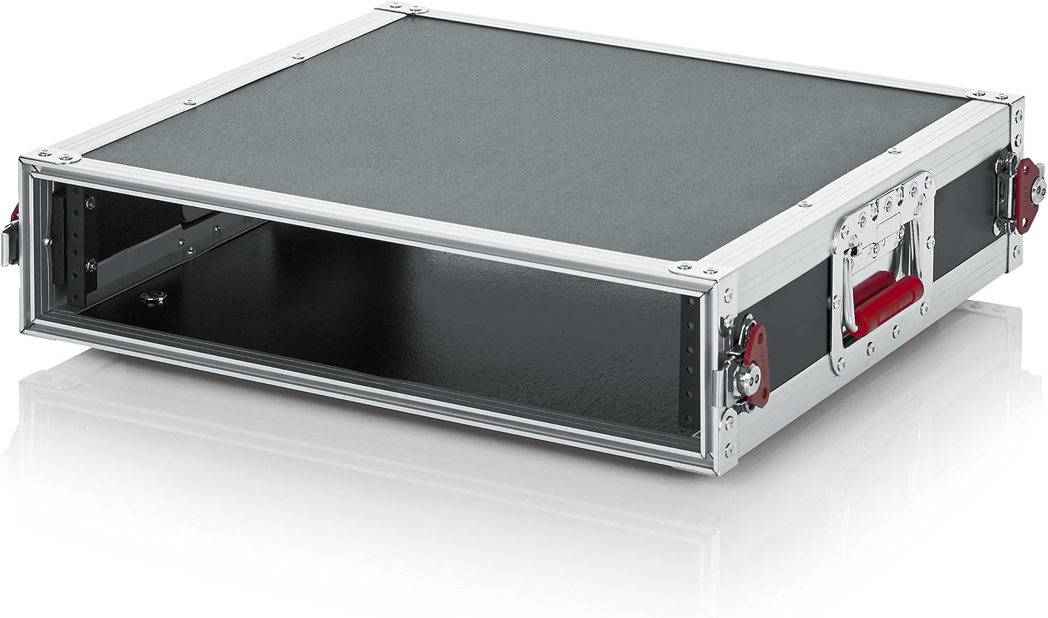 Gator Cases G-Tour Series Audio Road Rack with Heavy-Duty Tour Grade Hardware, 17' Rackable Depth, 2U Rack Space (G-Tour 2U)