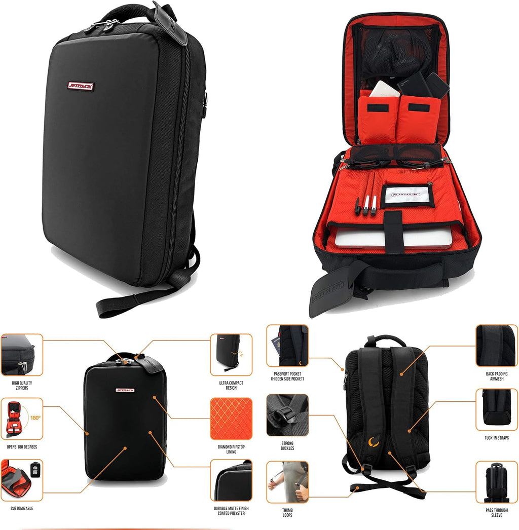 Jetpack Drop System (includes Snap backpack Drop Roller bag) for Mobile, DVS, Non DVS, Club Gig Set up. Perfect for DJ Controllers SB, SR, Mixer S11 72, Audio Gear, Travel & More