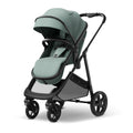 Mompush Wiz 2 in 1 Baby Stroller with Infant Pramette Mode, One Hand Fold Convertible Newborn to Toddler Stroller with Reversible Seat and Large UPF 50+ Canopy