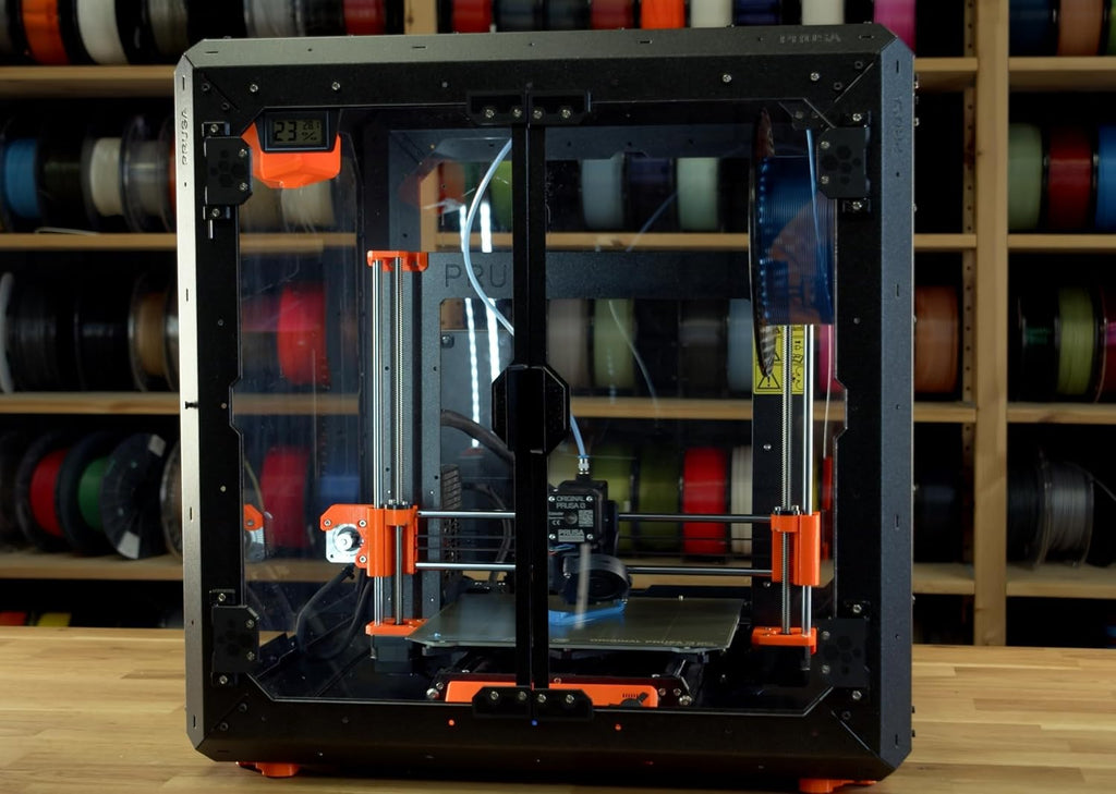 Original Prusa Enclosure – Modular Box for The Prusa MK4 and MK3, for Printing High-Temperature Materials, Upgradable with Advanced Air-Filtration, Fire Suppression and LED Lights, 530×545×715mm