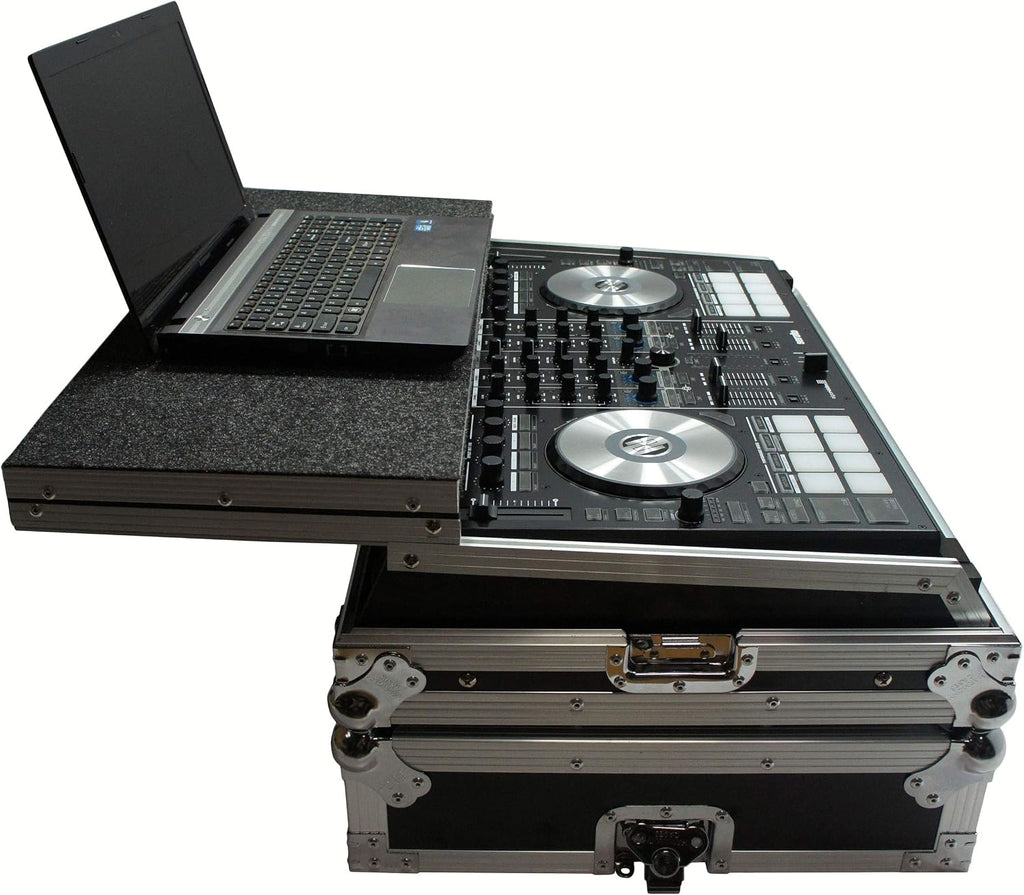 Harmony Audio HCMIXON4LT Flight Glide Laptop Stand DJ Custom Case Compatible with Reloop Mixon 4