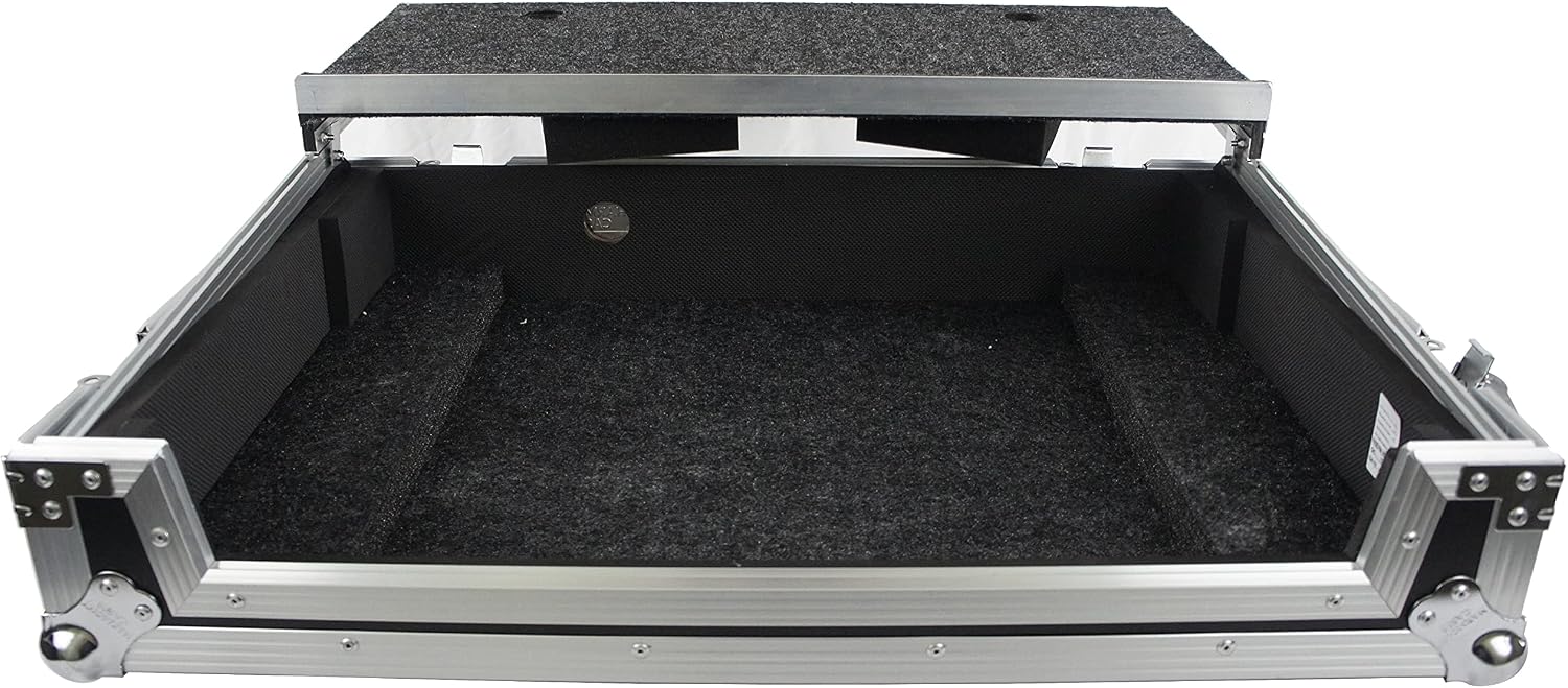 Harmony Audio Cases HCRNONEWLT Compatible With Rane One DJ Controller Flight DJ Road Custom Case With Laptop Tray